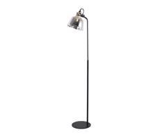 107001 - Stojacia lampa ASGARD 1xE27/11W/230V šedá/čierna/zlatá