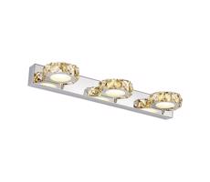 146002 - LED Krištáľové nástenné svietidlo CHAMPAGNE 3xLED/3W/230V