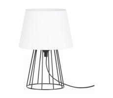 7662104 - Stolná lampa MANGOO 1xE27/40W/230V biela/čierna