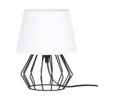 7667104 - Stolná lampa MANGOO 1xE27/40W/230V biela/čierna