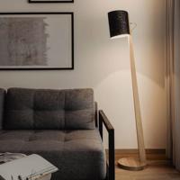 ALMUT 1411 stojaca lampa valcovitá Ø 30 cm korok