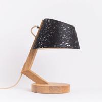 ALMUT 1411 stolná lampa zakrivená Ø 23 cm korok