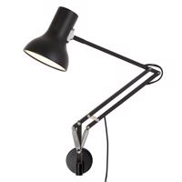 Anglepoise Type 75 Mini nástenné s ramenom, čierna