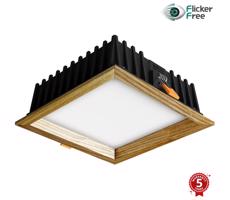 APLED APLED - LED Podhľadové SQUARE WOODLINE LED/12W/230V 3000K 17x17 cm jaseň masív