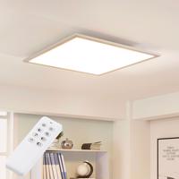 Arcchio Lysander LED panel, CCT, 61,4 cm, striebro