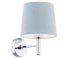 Argon Argon 3910 - Nástenná lampa BOLZANO 1xE27/15W/230V modrá/lesklý chróm