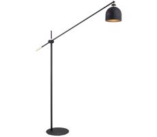 Argon Argon 4735 - Stojacia lampa DETROIT 1xE27/15W/230V čierna