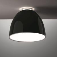 Artemide Nur Mini Gloss LED stropná lampa, čierna