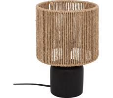 Atmosphera Atmosphera - Stolná lampa KOBY 1xE14/40W/230V konope/čierna