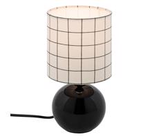 Atmosphera Atmosphera - Stolná lampa TIMÉO 1xE14/60W/230V čierna/biela