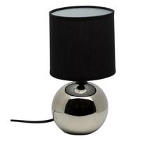 Atmosphera Atmosphera - Stolná lampa TIMÉO 1xE14/60W/230V lesklý chróm/čierna