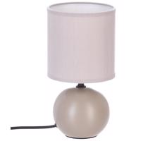 Atmosphera Atmosphera - Stolná lampa TIMÉO 1xE14/60W/230V taupe/krémová