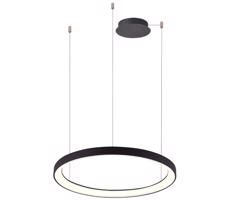 Azzardo Azzardo -LED Stmievateľný luster na lanku AGNES LED/38W/230V pr. 48 cm čierna