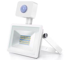 B.V.  - LED Reflektor so senzorom LED/20W/230V 4000K IP65 biela