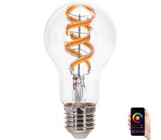 B.V. LED RGBW Žiarovka FILAMENT A60 E27/4,9W/230V 2700K -