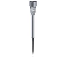 B.V.  - LED Solárna lampa LED/0,006W/1,2V 29,7 cm chróm 6500K IP44