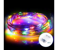 B.V.  - LED Vianočná reťaz 100xLED/3xAA 10,3m multicolor