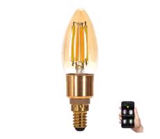 B.V. LED Žiarovka FILAMENT C35 E14/4,5W/230V 2700-6500K -