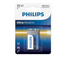 Batéria Philips Ultra Alkaline 9V 600mAh 1ks