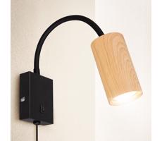 Brilagi Brilagi - Flexibilná nástenná lampa SELE 1xGU10/30W/230V čierna/béžová