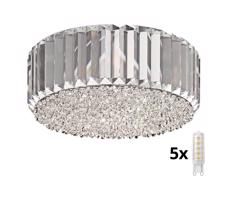 Brilagi Brilagi - LED Krištáľové stropné svietidlo GLAMOUR 5xG9/42W/230V