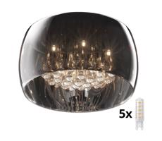 Brilagi Brilagi - LED Krištáľové stropné svietidlo JEWEL 5xG9/42W/230V