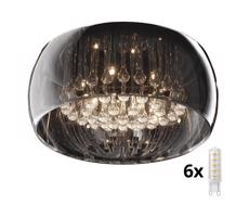 Brilagi Brilagi - LED Krištáľové stropné svietidlo JEWEL 6xG9/42W/230V