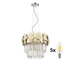 Brilagi Brilagi - LED Krištáľový luster na lanku MIRAGE 5xE14/40W/230V