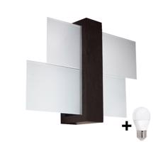 Brilagi Brilagi -  LED Nástenné svietidlo HERA 1xE27/7,5W/230V wenge