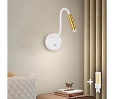 Brilagi Brilagi - LED Stmievateľná flexibilná nástenná lampa MAYA 1xG9/4W/230V biela/zlatá