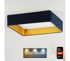 Brilagi Brilagi-LED Stmievateľné svietidlo VELVET SQUARE LED/36W/230V Wi-Fi Tuya+DO tm.modrá