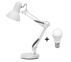 Brilagi Brilagi - LED Stolná lampa ROMERO 1xE27/10W/230V biela