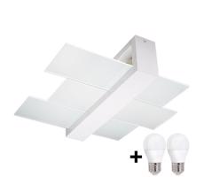 Brilagi Brilagi -  LED Stropné svietidlo HERA 2xE27/7,5W/230V biela