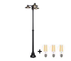 Brilagi Brilagi -  LED Vonkajšia lampa VEERLE 3xE27/60W/230V IP44