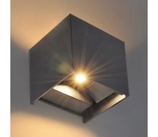 Brilagi Brilagi - LED Vonkajšie nástenné svietidlo CUBE LED/6W/230V antracit IP54