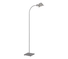 Brilo Brilo - Flexibilná stojacia lampa 1xE27/10W/230V strieborná