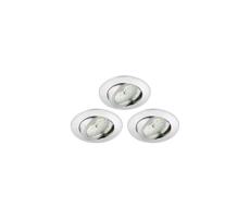 Briloner 8312-039 - SADA 3x LED Kúpeľňové podhľadové svietidlo LED/5W/230V IP23