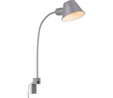 Briloner Briloner 2079-014 - Nástenná flexibilná lampa 1xE27/10W/230V strieborná