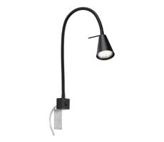 Briloner Briloner 2080-015 - LED Nástenná lampa COMFORT LIGHT 1xGU10/5W/230V čierna