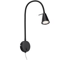 Briloner Briloner 2082-015 - LED Nástenná lampa COMFORT LIGHT 1xGU10/5W/230V čierna