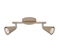 Briloner Briloner 2849-027 - LED Bodové svietidlo GOLD BASIC 2xGU10/5W/230V