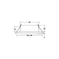 BRUMBERG Chooose LED downlight hranaté, biela