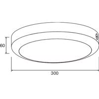 BRUMBERG Garek stropné LED svetlo IP65 3000K biela