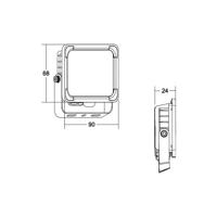 BRUMBERG Neo Micro LED reflektor, šírka 9 cm, 4 000 K