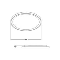 BRUMBERG Sunny Midi LED stropné svietidlo RC CCT čierne