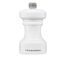 Cole&Mason Cole&amp;Mason - Mlynček na korenie HOXTON 10,4 cm buk/lesklá biela