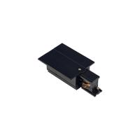 CTLS RECESSED POWER END CAP, LEFT (PE-L) BLACK 8235