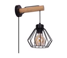 DO8931151 - Nástenná lampa MUG 1xE27/15W/230V borovica