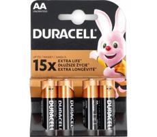 Duracell Duracell - 4 ks Alkalická batéria Basic LR06/AA 1,5V 2650 mAh