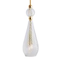 EBB & FLOW Smykke M gold crystal swirl